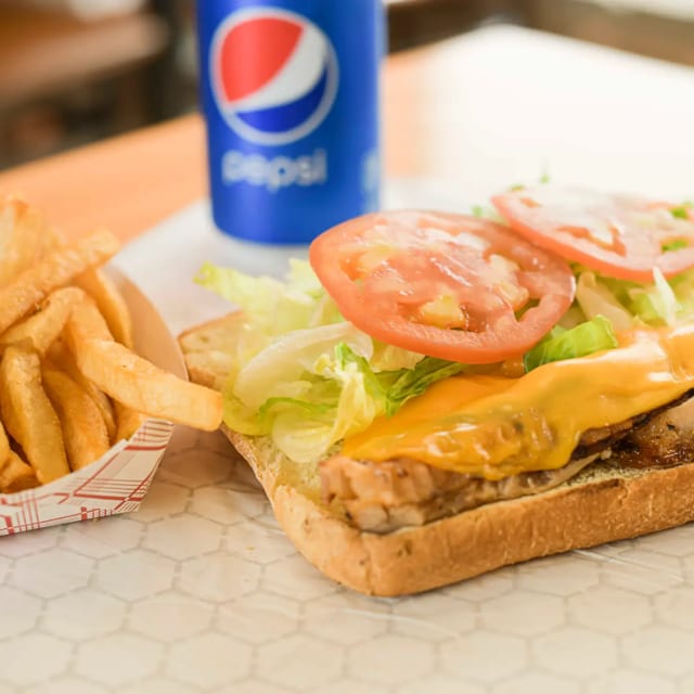 American Chicken Breast Sandwich.